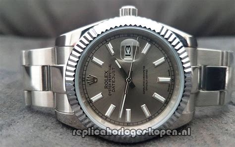rolex horloge zilver